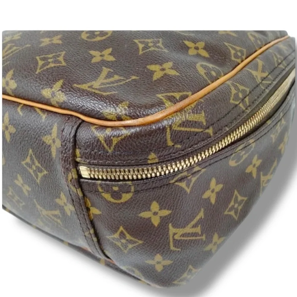 EUC Louis Vuitton LV Hand Bag Excursion Brown Monogram Classic Vintage UNISEX